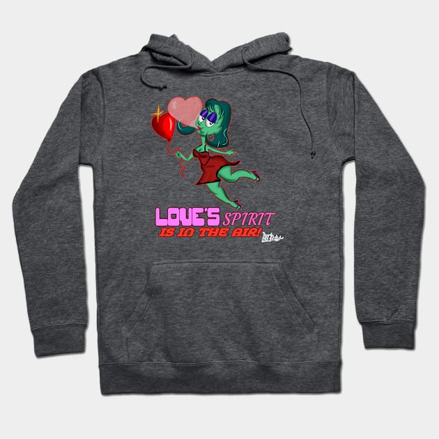 Love's Spirit is In the Air Hoodie by D.J. Berry